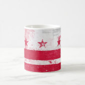 Distressed District of Columbia Flag Kaffeetasse (Mittel)