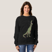 Distressed Fishing Trex  Quote fisherman Sweatshirt (Vorne ganz)