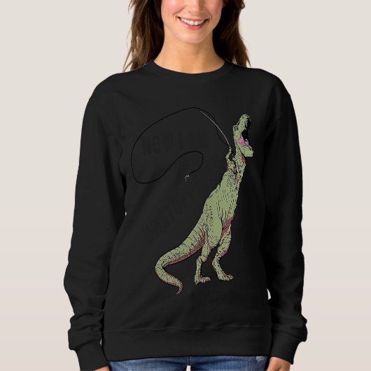 Distressed Fishing Trex  Quote fisherman Sweatshirt (Vorderseite)