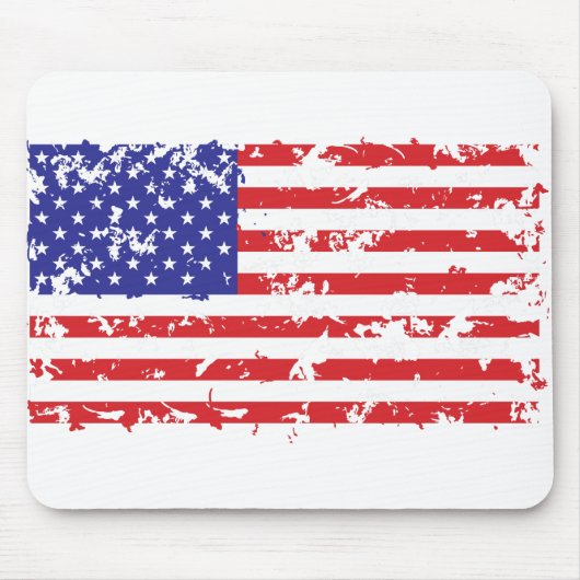 Distressed-Flag-Horizontal Mousepad (Vorne)