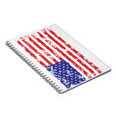 Distressed-Flag-Horizontal Notizblock (Rechte Seite)