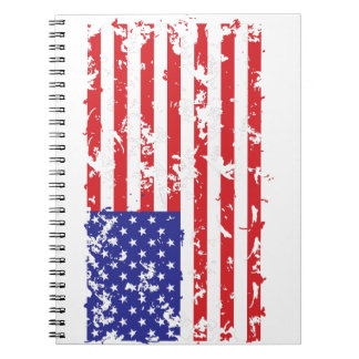 Distressed-Flag-Horizontal Notizblock