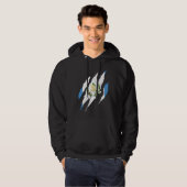 Distressed Flag of Guatemala Citizenship Chapin Gu Hoodie (Vorne ganz)