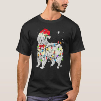 Distressed Grunge Worn Out Great Pyrenees Dog Chri T-Shirt