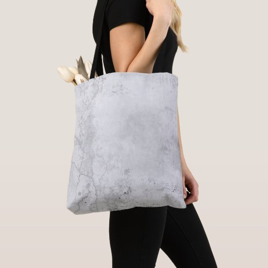Distressed Halftone Grunge Vector Textur - Concre Tasche (Von Nahem)