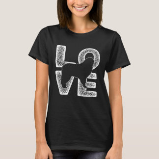 Distressed I Love My Great Pyrenees Dog  Theme T-Shirt