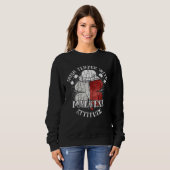 Distressed Irish Maltese Attitude Patriotic Shamro Sweatshirt (Vorne ganz)