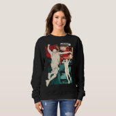 Distressed Look Basketball Sweatshirt (Vorne ganz)