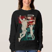 Distressed Look Basketball Sweatshirt (Vorderseite)