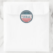 Distressed Made in USA Aufkleber (Tasche)