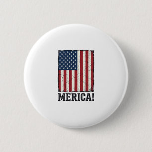 Distressed Merica Flagge Patrioten Vector-Shirt-De Button