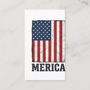 Distressed Merica Flagge Patrioten Vector-Shirt De Visitenkarte