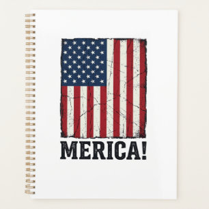 Distressed Merica Flagge Patriotisches Vektor-Shir Planer