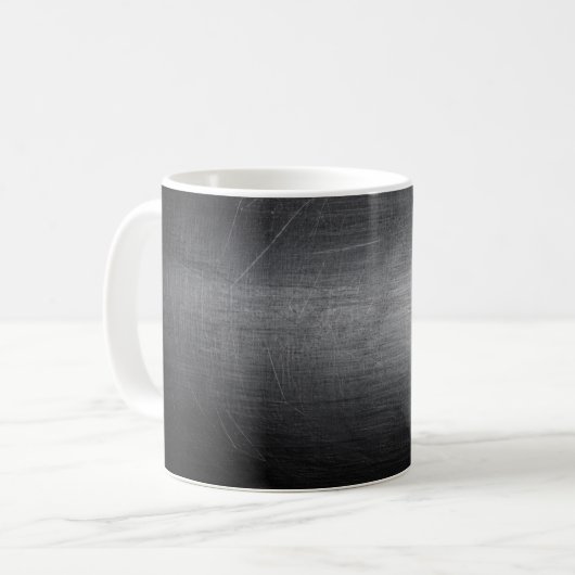 Distressed Metal Plate Mug Kaffeetasse (Vorderseite Links)