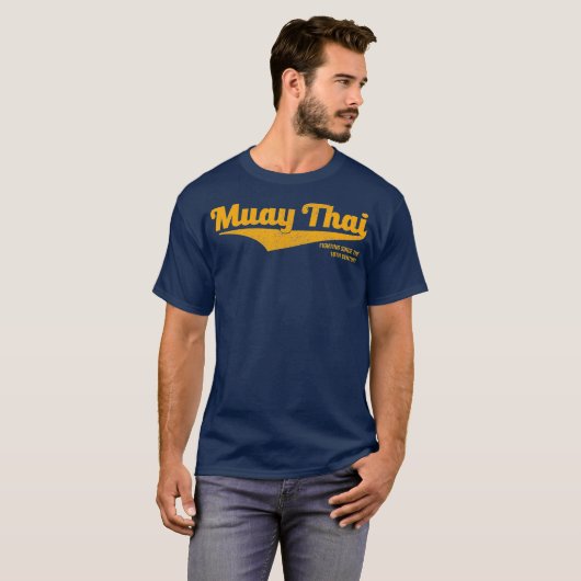 Distressed Muay Thai Kickboxing TShirt MIXED MARTI (Vorne ganz)