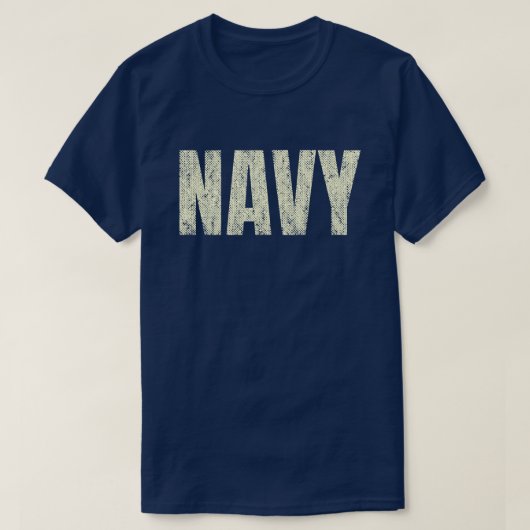 Distressed Navy T-Shirt (Design vorne)