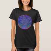 Distressed Peace Mandala Circle of Enlightenment T-Shirt (Vorderseite)