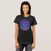 Distressed Peace Mandala Circle of Enlightenment T-Shirt (Vorne ganz)
