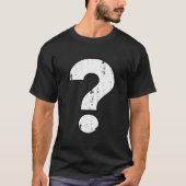 Distressed Question Mark T-Shirt (Vorderseite)