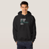 Distressed Receptionis Husband Daddy Receptionist Hoodie (Vorne ganz)