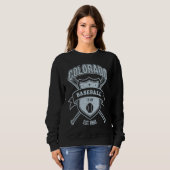 Distressed Retro Rocky Look Tailgate Gameday Party Sweatshirt (Vorne ganz)