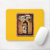 Distressed Schild Werbung BLIND PARROT RUM  Mousepad (Mit Mouse)