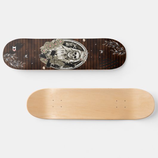 Distressed Septa Skeleton Bride Dd Brand Skateboard (Horizontal)