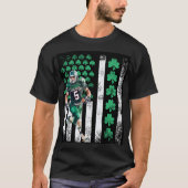 Distressed St. Patrick’s Day Football T- shirt  (Vorderseite)