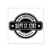 Distressed U.S. History Dates Constitution Day Gummistempel (Prägung)