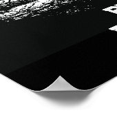 Distressed USA Flag Anti-War Poster (Ecke)