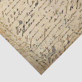 Distressed Vintage Hand Writing Script Decoupage Seidenpapier (Ausschnitt)