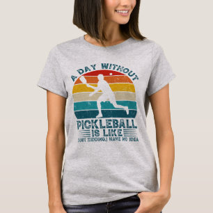 Distressed Vintage Pickleball - Retro Pickleball  T-Shirt