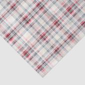 Distressed Watercolor Christmas Plaid on White BG Seidenpapier (Ausschnitt)