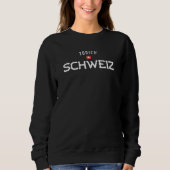 Distressed Zurich Schweiz (Schweiz) Sweatshirt (Vorderseite)