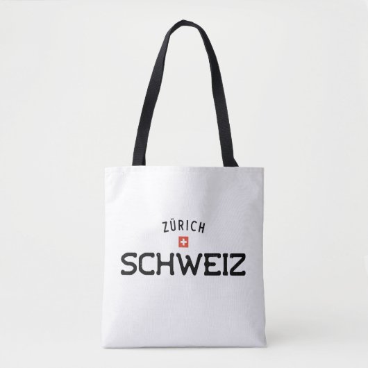 Distressed Zurich Schweiz (Schweiz) Tasche (Vorderseite)