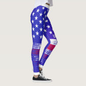 DISTRESSEE US Flagge USA Dot Pattern Leggings (Rechts)