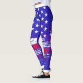 DISTRESSEE US Flagge USA Dot Pattern Leggings (Links)
