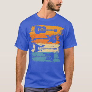 Distresser Gitarrenspieler Retro Vintage Gitarrist T-Shirt