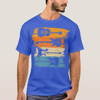 Distresser Gitarrenspieler Retro Vintage Gitarrist T-Shirt