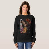 Distresses Bong Bones Guadalupana Roseate Aztec Ea Sweatshirt (Vorne ganz)