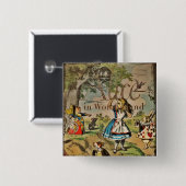 Distressive Alice und Friends Cover Button (Vorne & Hinten)