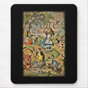 Distressive Alice und Friends Cover Mousepad