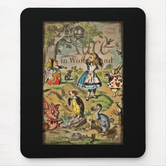 Distressive Alice und Friends Cover Mousepad (Vorne)