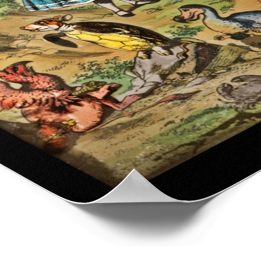 Distressive Alice und Friends Cover Poster (Ecke)