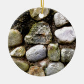 Distressive Felsgesteine Keramik Ornament (Vorne)