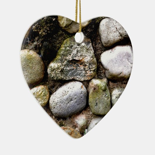 Distressive Felsgesteine Keramik Ornament (Rechts)