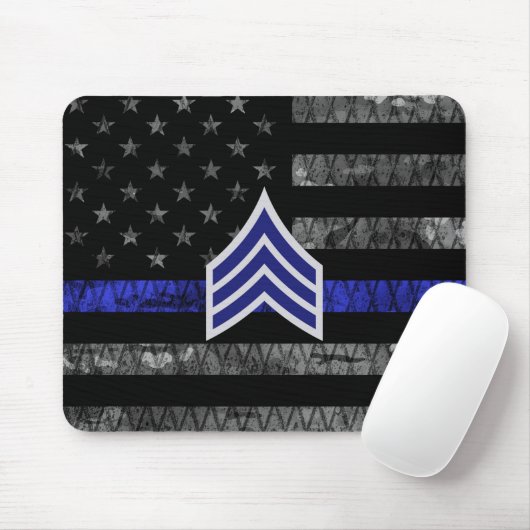 Distressive Markierung für sergeant Streifen dünn Mousepad (Mit Mouse)