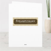 Distressive Retro Sunset Rote Rose Mutter Karte (Rückseite)