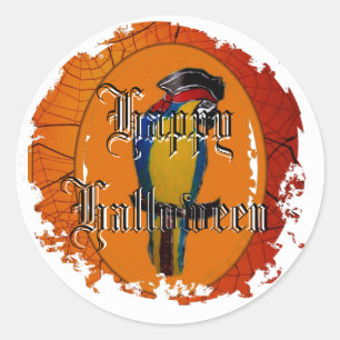 Distressive Round Stickers