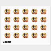 Distressive Round Stickers (Blatt)